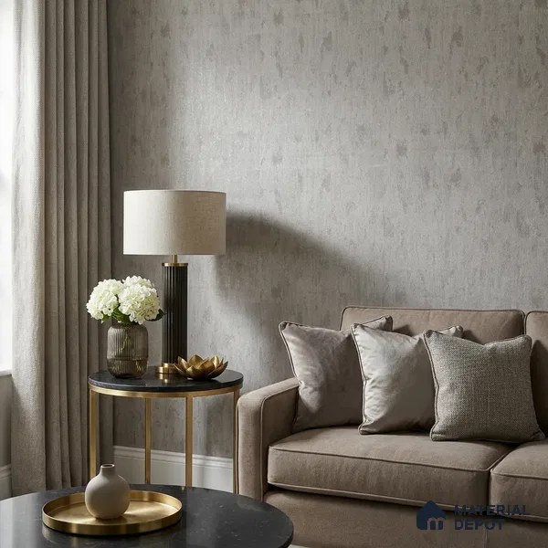 Z1009-3 | 10 Meter x 21 Inch PVC Texture Look Wallpaper - 57 Sq. Ft. | Minimum 15% wastage during installation
