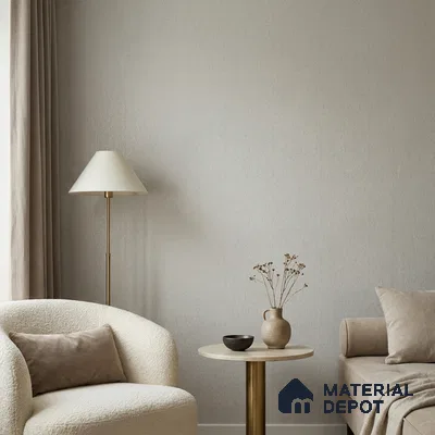Z1001-1 | Grey Dashed Sheen PVC Textured Wallpaper - 10 Meter x 21 Inch, 57 Sq. Ft. (Min. 15% Wastage)