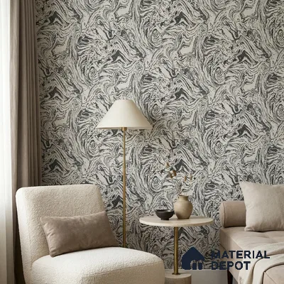 Z1008-6 | 10 Meter x 21 Inch PVC Texture Look Wallpaper - 57 Sq. Ft. | Minimum 15% wastage during installation