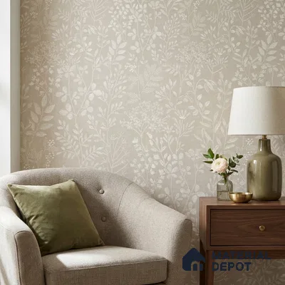205002 | 10 Meter x 21 Inches Florals Look Wallpaper - 57.37 Sq. Ft. | Minimum 15% wastage during installation