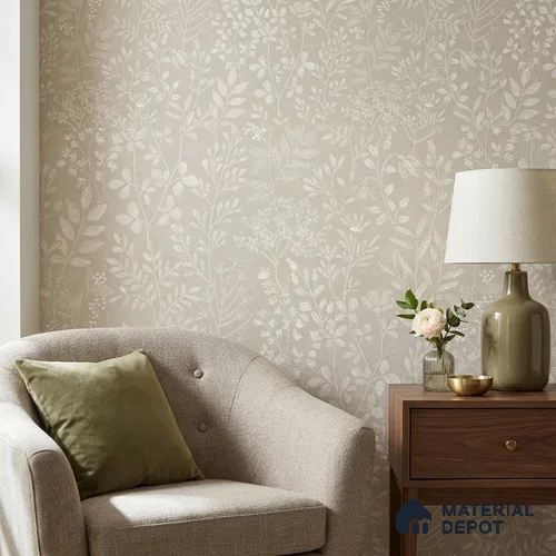 205002 | 10 Meter x 21 Inches Florals Look Wallpaper - 57.37 Sq. Ft. | Minimum 15% wastage during installation