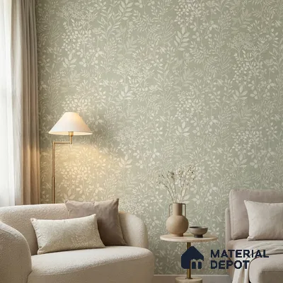 205003 | 10 Meter x 21 Inches Florals Look Wallpaper - 57.37 Sq. Ft. | Minimum 15% wastage during installation
