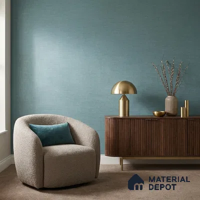 WP1345 | 9.5 Meter x 21 Inches Fabric Look Wallpaper - 55 Sq. Ft.  | Minimum 10% wastage during installation