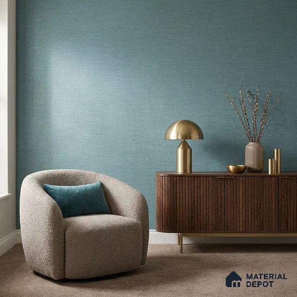 WP1345 | 9.5 Meter x 21 Inches Fabric Look Wallpaper - 55 Sq. Ft.  | Minimum 10% wastage during installation
