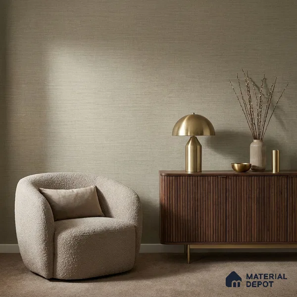 WP1347 | 9.5 Meter x 21 Inches Fabric Look Wallpaper - 55 Sq. Ft. | Minimum 10% wastage during installation