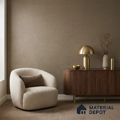 WP1348 | 9.5 Meter x 21 Inches Fabric Look Wallpaper - 55 Sq. Ft.  | Minimum 10% wastage during installation