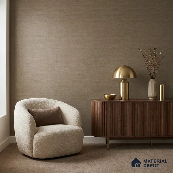 WP1348 | 9.5 Meter x 21 Inches Fabric Look Wallpaper - 55 Sq. Ft. | Minimum 10% wastage during installation