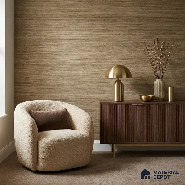 WP1365 | 9.5 Meter x 21 Inches Fabric Look Wallpaper - 55 Sq. Ft. | Minimum 10% wastage during installation