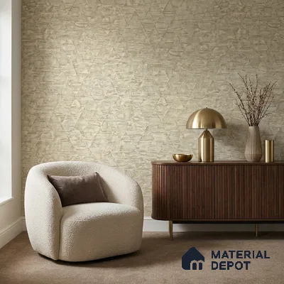 WP1356 | 9.5 Meter x 21 Inches Texture Look Wallpaper - 55 Sq. Ft.  | Minimum 15% wastage during installation