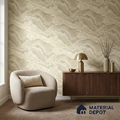WP1308 | 9.5 Meter x 21 Inches Patterned Look Wallpaper - 55 Sq. Ft.  | Minimum 15% wastage during installation