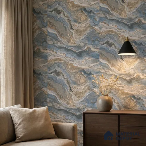 WP1306 | 9.5 Meter x 21 Inches Patterned Look Wallpaper - 55 Sq. Ft.  | Minimum 15% wastage during installation