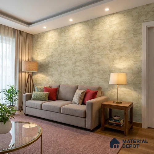WP1311 | 9.5 Meter x 21 Inches Texture Look Wallpaper - 55 Sq. Ft.  | Minimum 15% wastage during installation