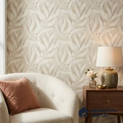A76101 | 10 Meter x 21 Inches Florals Look Wallpaper - 57.37 Sq. Ft. | Minimum 15% wastage during installation