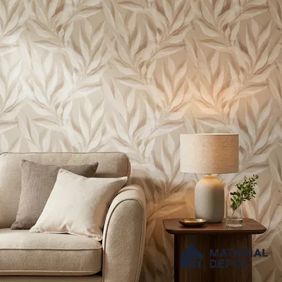 A76103 | 10 Meter x 21 Inches Florals Look Wallpaper - 57.37 Sq. Ft. | Minimum 15% wastage during installation