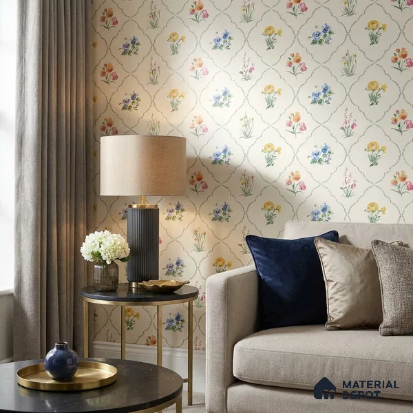 81402-1 | 5 Meter x 42 Inch Patterned Look Wallpaper - 57 Sq. Ft.