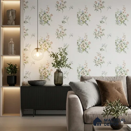 81403-1 | 5 Meter x 42 Inch  Florals Look Wallpaper - 57 Sq. Ft.