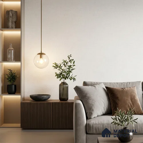 81401-1 | 5 Meter x 42 Inch  Fabric Look Wallpaper - 57 Sq. Ft.