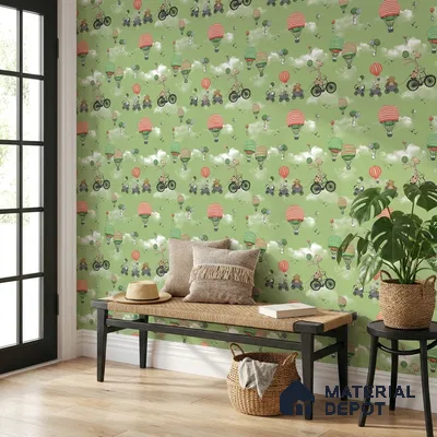 KD4001-3 | 10 Meter x 21 Inches Patterned Look Wallpaper - 57.41 Sq. Ft. | Minimum 15% wastage during installation