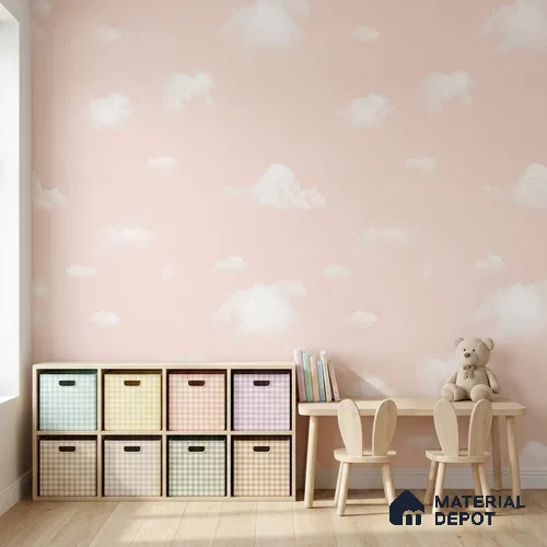 KD4010-1 | 10 Meter x 21 Inches Patterned Look Wallpaper - 57.41 Sq. Ft. | Minimum 15% wastage during installation