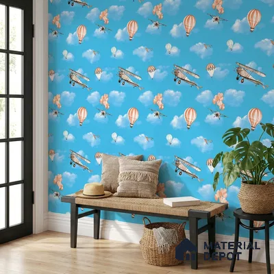 KD4012-2 | 10 Meter x 21 Inches Patterned Look Wallpaper - 57.41 Sq. Ft. | Minimum 15% wastage during installation