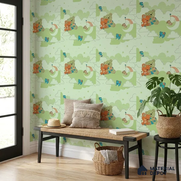 KD4013-3 | 10 Meter x 21 Inches Animal Print Look Wallpaper - 57.41 Sq. Ft. | Minimum 15% wastage during installation