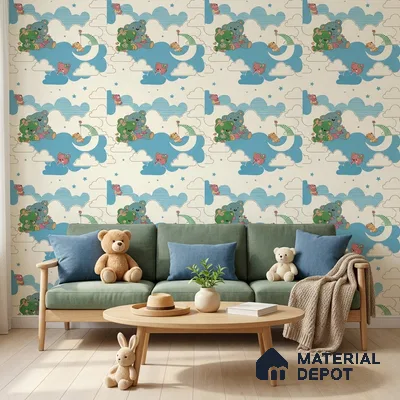 KD4013-4 | 10 Meter x 21 Inches Animal Print Look Wallpaper - 57.41 Sq. Ft. | Minimum 15% wastage during installation