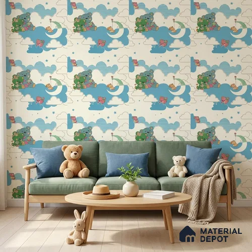 KD4013-4 | 10 Meter x 21 Inches Animal Print Look Wallpaper - 57.41 Sq. Ft. | Minimum 15% wastage during installation