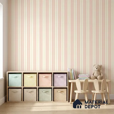 KD4014-1 | 10 Meter x 21 Inches Stripes Look Wallpaper - 57.41 Sq. Ft. | Minimum 15% wastage during installation