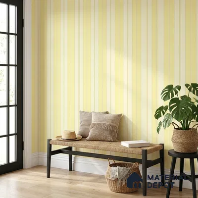 KD4014-4 | 10 Meter x 21 Inches Stripes Look Wallpaper - 57.41 Sq. Ft. | Minimum 15% wastage during installation