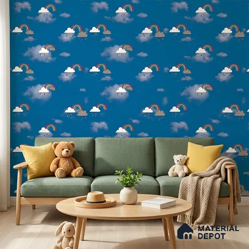 KD4030-3 | 10 Meter x 21 Inches Patterned Look Wallpaper - 57.41 Sq. Ft. | Minimum 15% wastage during installation