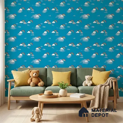 KD4030-4 | 10 Meter x 21 Inches Patterned Look Wallpaper - 57.41 Sq. Ft. | Minimum 15% wastage during installation