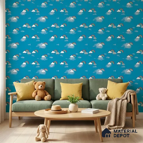 KD4030-4 | 10 Meter x 21 Inches Patterned Look Wallpaper - 57.41 Sq. Ft. | Minimum 15% wastage during installation
