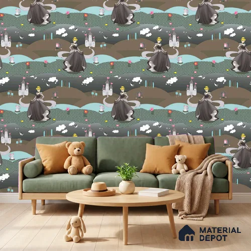 KD4040-1 | 10 Meter x 21 Inches Abstract Look Wallpaper - 57.41 Sq. Ft. | Minimum 15% wastage during installation