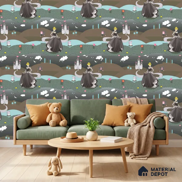 KD4040-1 | 10 Meter x 21 Inches Abstract Look Wallpaper - 57.41 Sq. Ft. | Minimum 15% wastage during installation