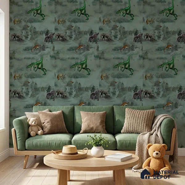 KD4080-3 | 10 Meter x 21 Inches Animal Print Look Wallpaper - 57.41 Sq. Ft. | Minimum 15% wastage during installation