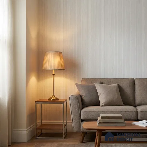 NPP682302 | 10 Meter x 21 Inches Stripes Look Wallpaper - 57.41 Sq. Ft. | Minimum 15% wastage during installation