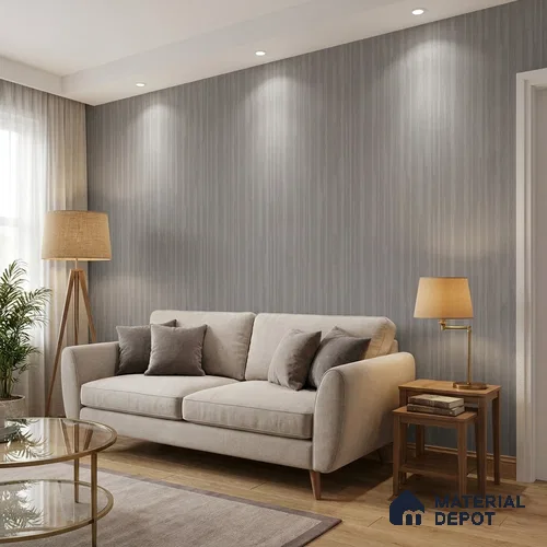 NPP682304 | 10 Meter x 21 Inches Stripes Look Wallpaper - 57.41 Sq. Ft. | Minimum 15% wastage during installation