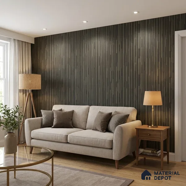 NPP682305 | 10 Meter x 21 Inches Stripes Look Wallpaper - 57.41 Sq. Ft. | Minimum 15% wastage during installation