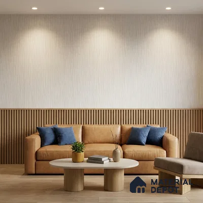 NPP682403 | 10 Meter x 21 Inches Stripes Look Wallpaper - 57.41 Sq. Ft. | Minimum 15% wastage during installation