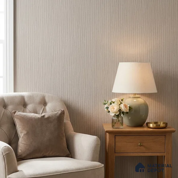 NPP682405 | 10 Meter x 21 Inches Stripes Look Wallpaper - 57.41 Sq. Ft. | Minimum 15% wastage during installation