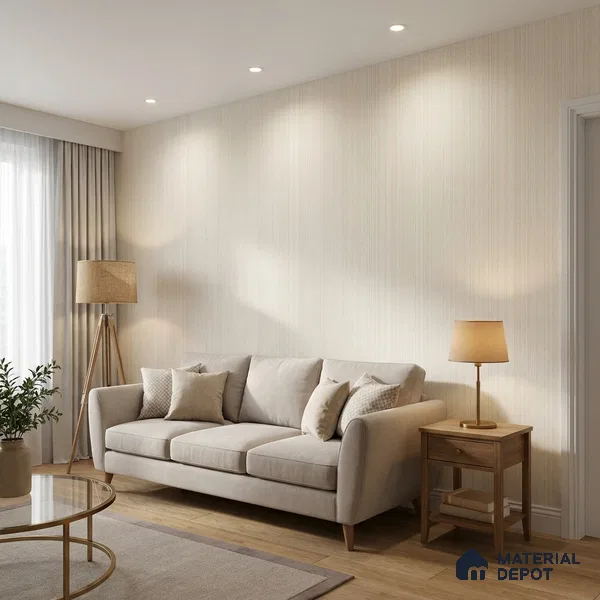 NPP683902 | 10 Meter x 21 Inches Stripes Look Wallpaper - 57.41 Sq. Ft. | Minimum 15% wastage during installation