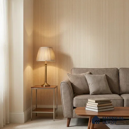 NPP683903 | 10 Meter x 21 Inches Stripes Look Wallpaper - 57.41 Sq. Ft. | Minimum 15% wastage during installation