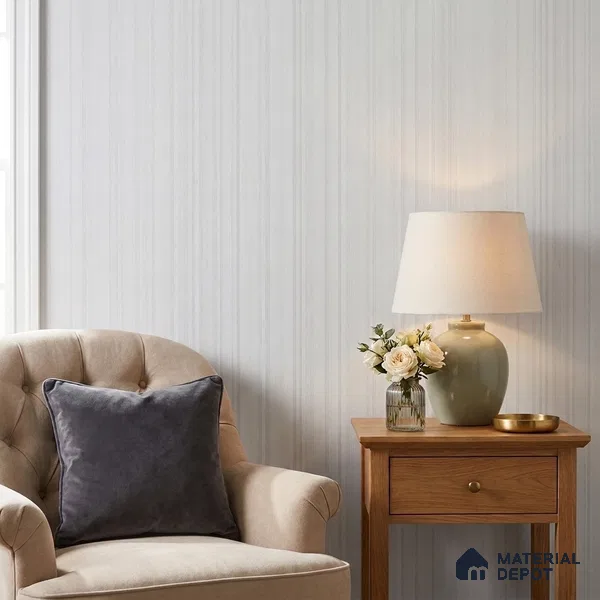 NPP683905 | 10 Meter x 21 Inches Stripes Look Wallpaper - 57.41 Sq. Ft. | Minimum 15% wastage during installation