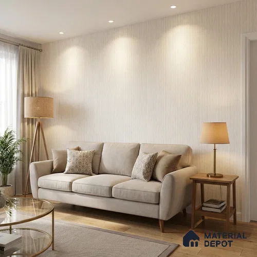 NPP684101 | 10 Meter x 21 Inches Stripes Look Wallpaper - 57.41 Sq. Ft. | Minimum 15% wastage during installation
