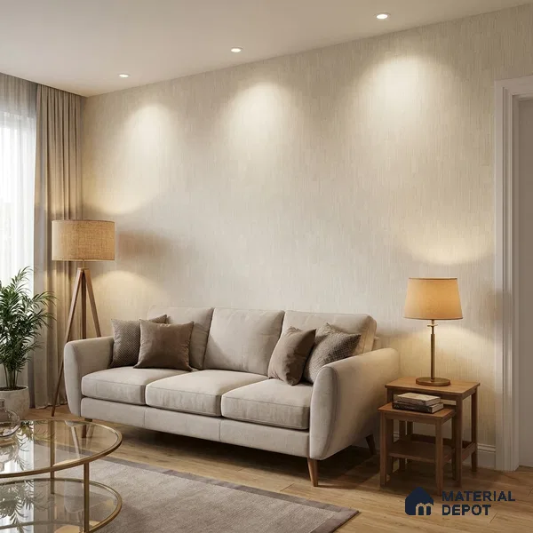 NPP684404 | 10 Meter x 21 Inches Plain Look Wallpaper - 57.41 Sq. Ft. | Minimum 10% wastage during installation