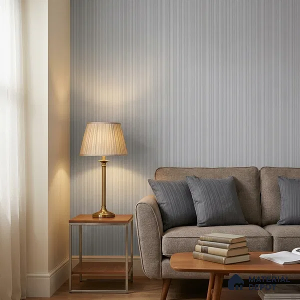 NPP684703 | 10 Meter x 21 Inches Stripes Look Wallpaper - 57.41 Sq. Ft. | Minimum 15% wastage during installation