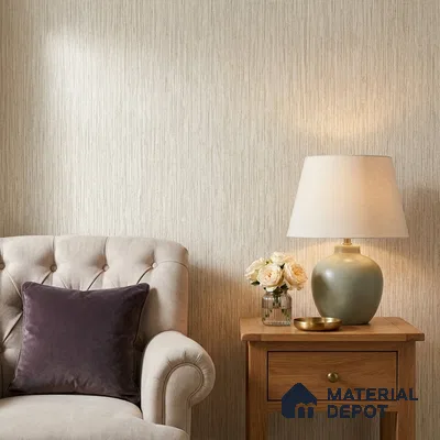 NPP684903 | 10 Meter x 21 Inches Stripes Look Wallpaper - 57.41 Sq. Ft. | Minimum 15% wastage during installation