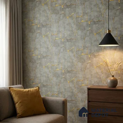 WK25-2505 | 10 Meter x 21 Inches Patterned Look Wallpaper - 57.41 Sq. Ft. | Minimum 15% wastage during installation