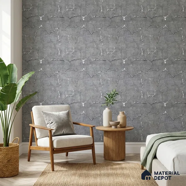WK25-2507 | 10 Meter x 21 Inches Patterned Look Wallpaper - 57.41 Sq. Ft. | Minimum 15% wastage during installation