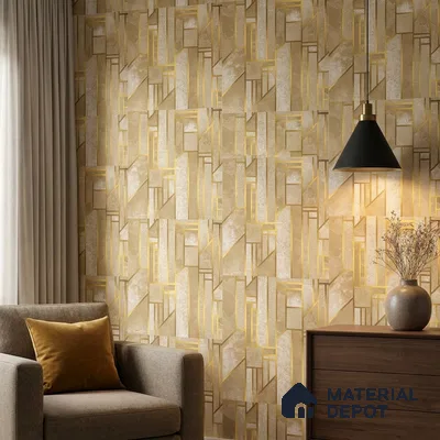 WK25-2515 | 10 Meter x 21 Inches Patterned Look Wallpaper - 57.41 Sq. Ft. | Minimum 15% wastage during installation